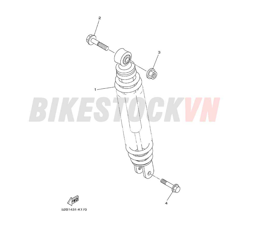 REAR ARM & SUSPENSION (1WC3/4)