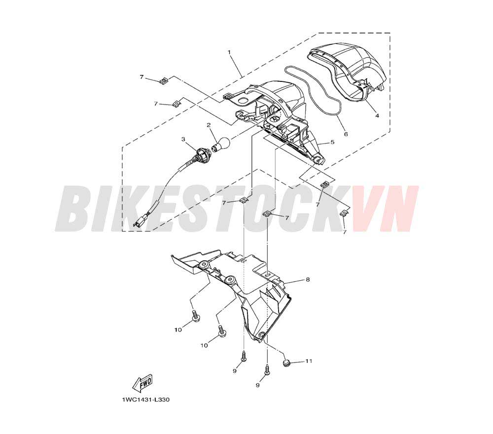 TAILLIGHT(1WC3/4)