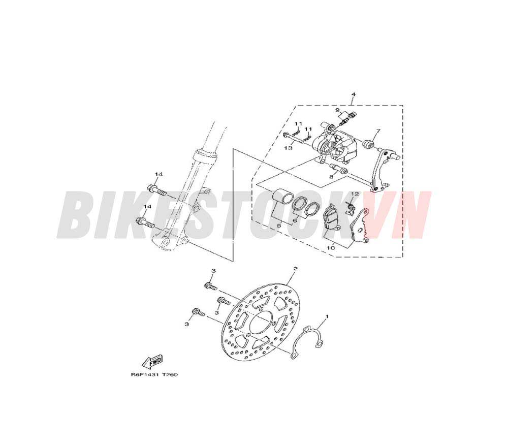 FRONT BRAKE CALIPER