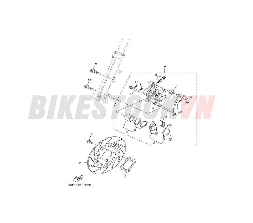 FRONT BRAKE CALIPER 2