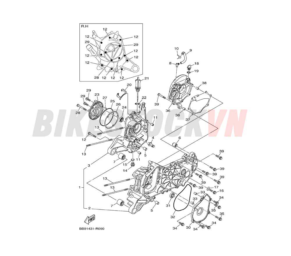 CRANKCASE(BB91/2/3/4)