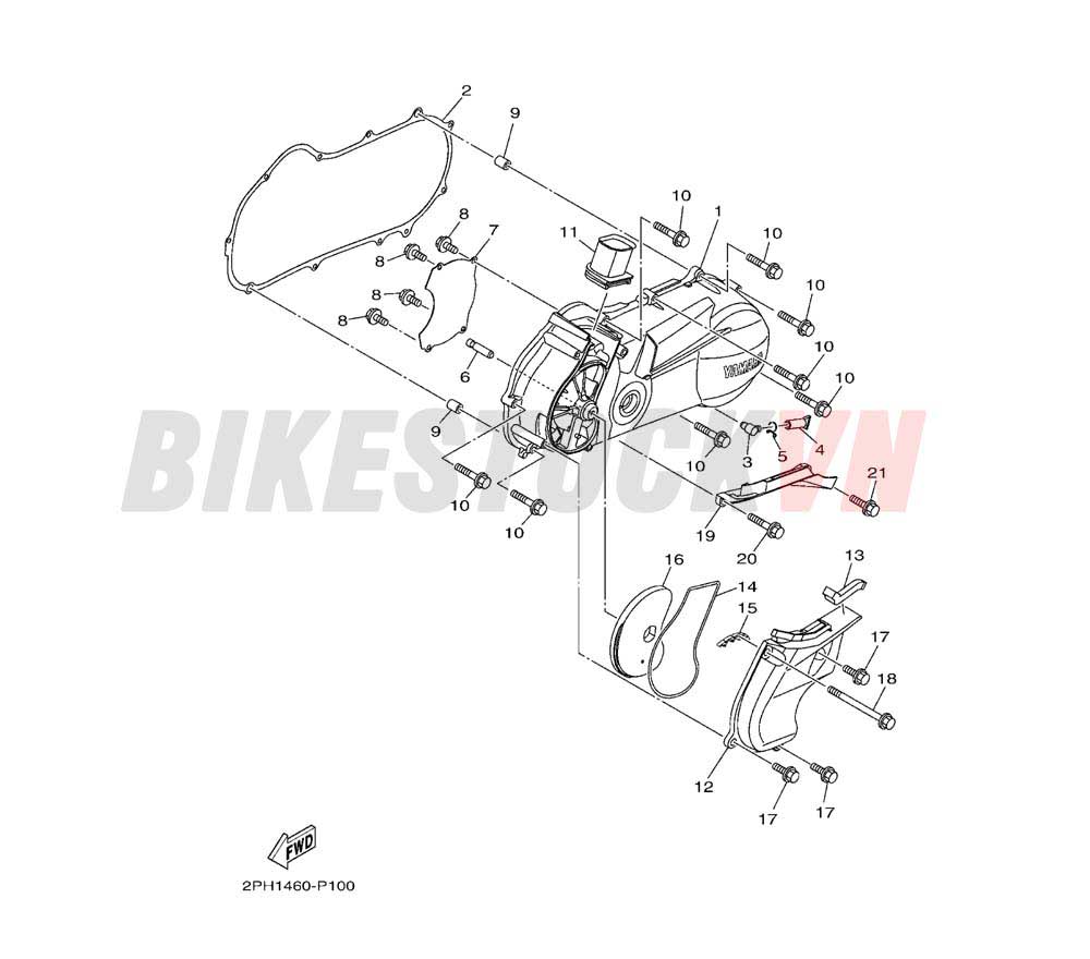 CRANKCASE COVER 1(BB91/2/3/4)