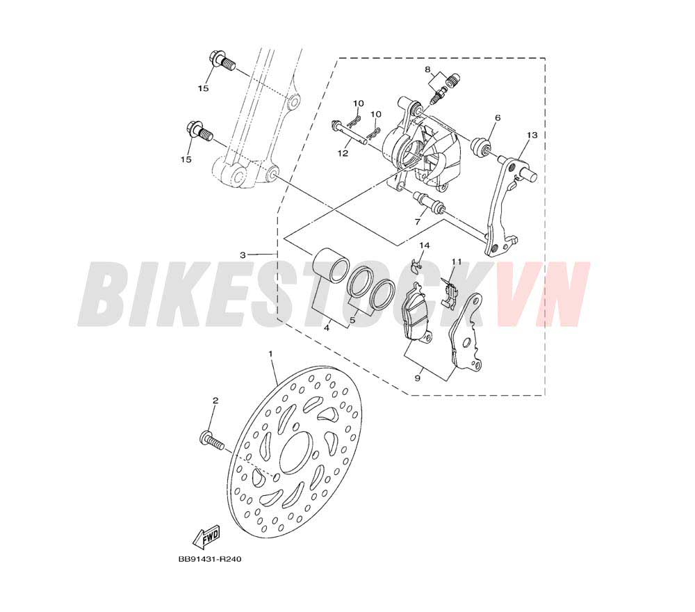 FRONT BRAKE CALIPER 2 (BB94)