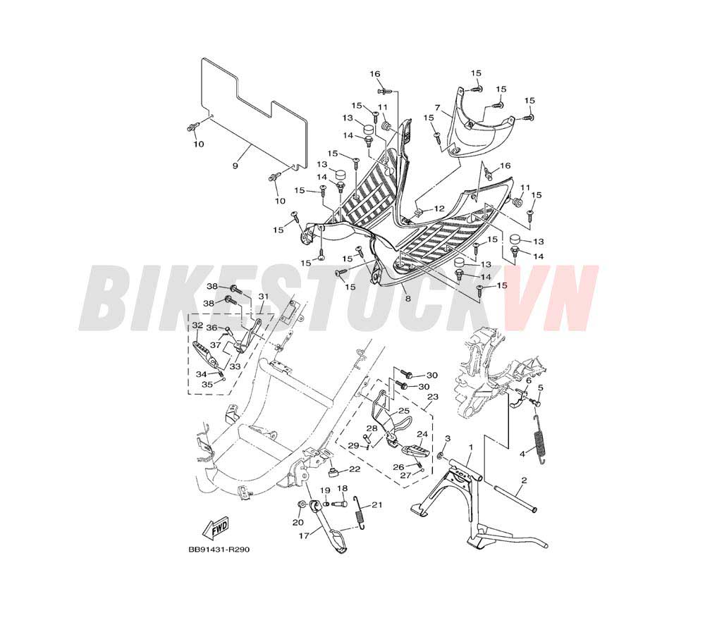 STAND & FOOTREST (BB91/3)