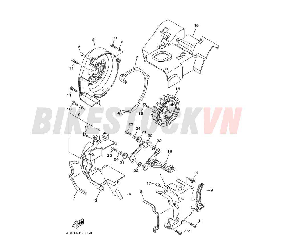 AIR SHROUD & FAN(4D04/05)