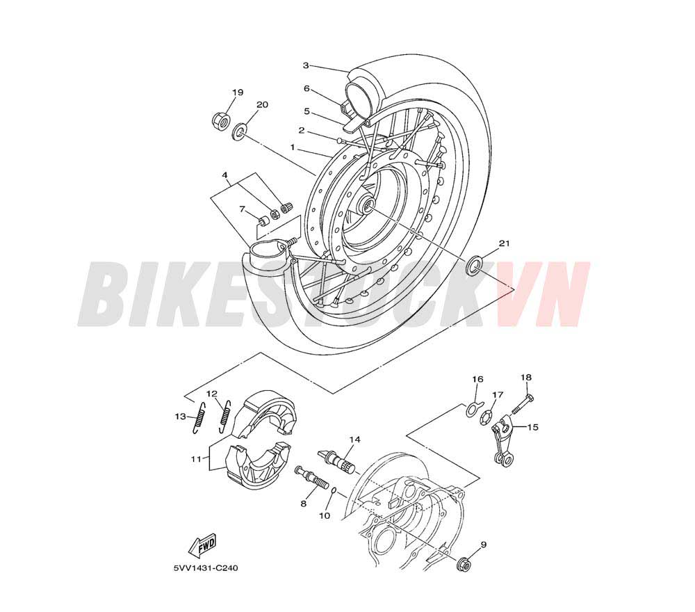 REAR WHEEL (4D04/05)