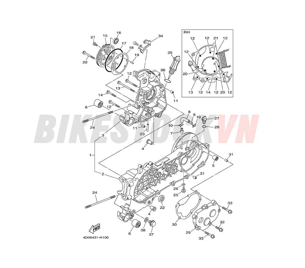 CRANKCASE (20B4/5/6)