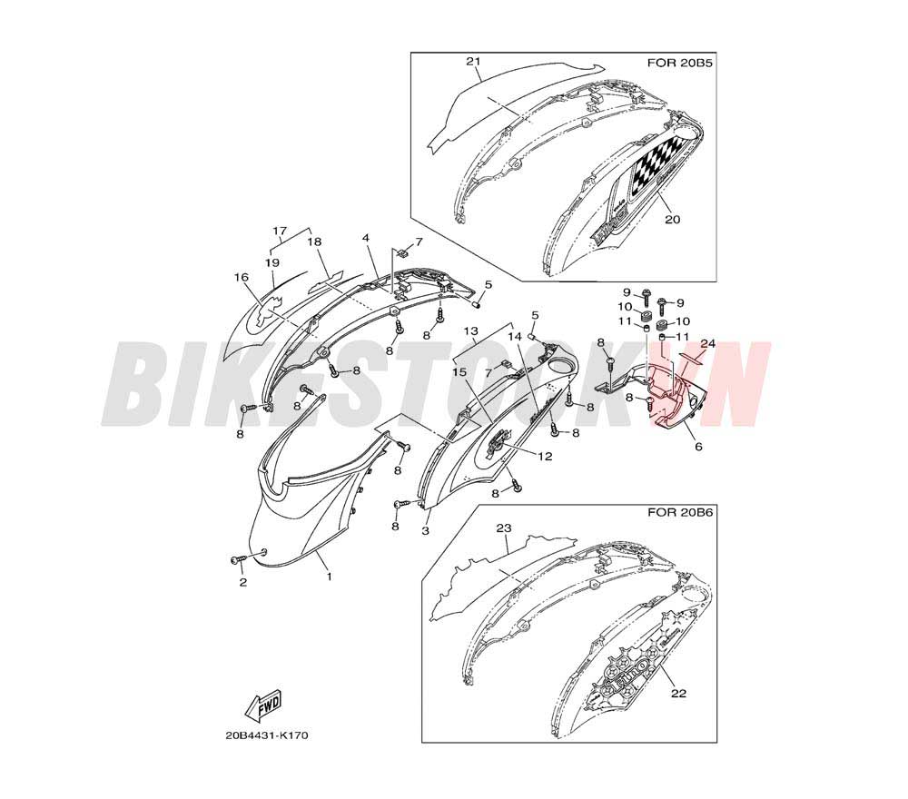 SIDE COVER(20B5)