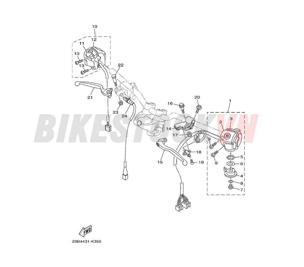 SWITCH & LEVER FOR DISK BRAKE(20B4)