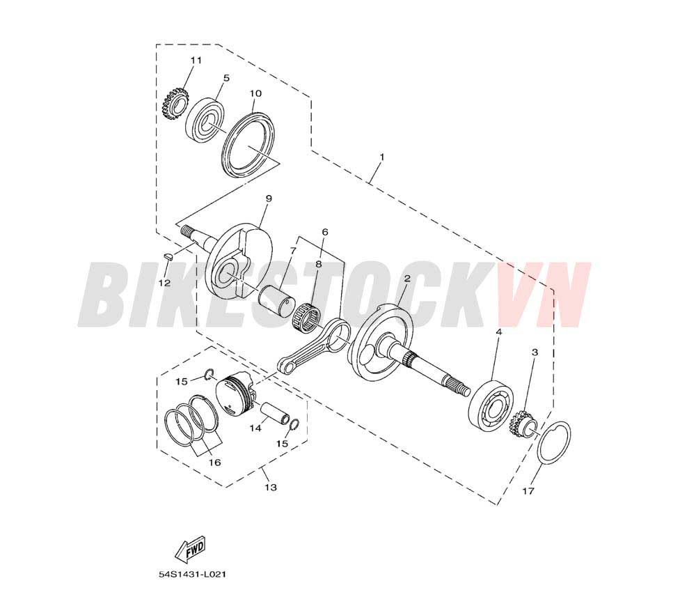 CRANKSHAFT & PISTON