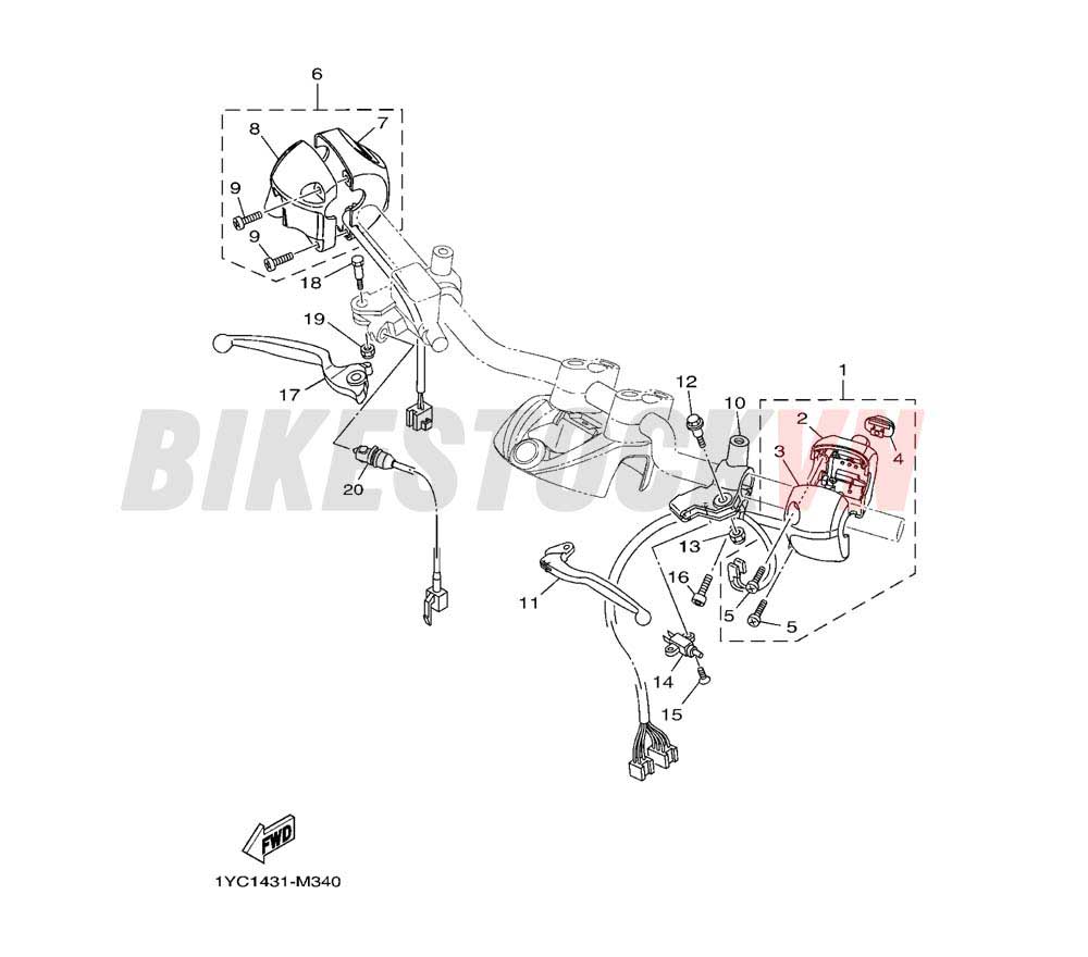 SWITCH & LEVER FOR DISK BRAKE