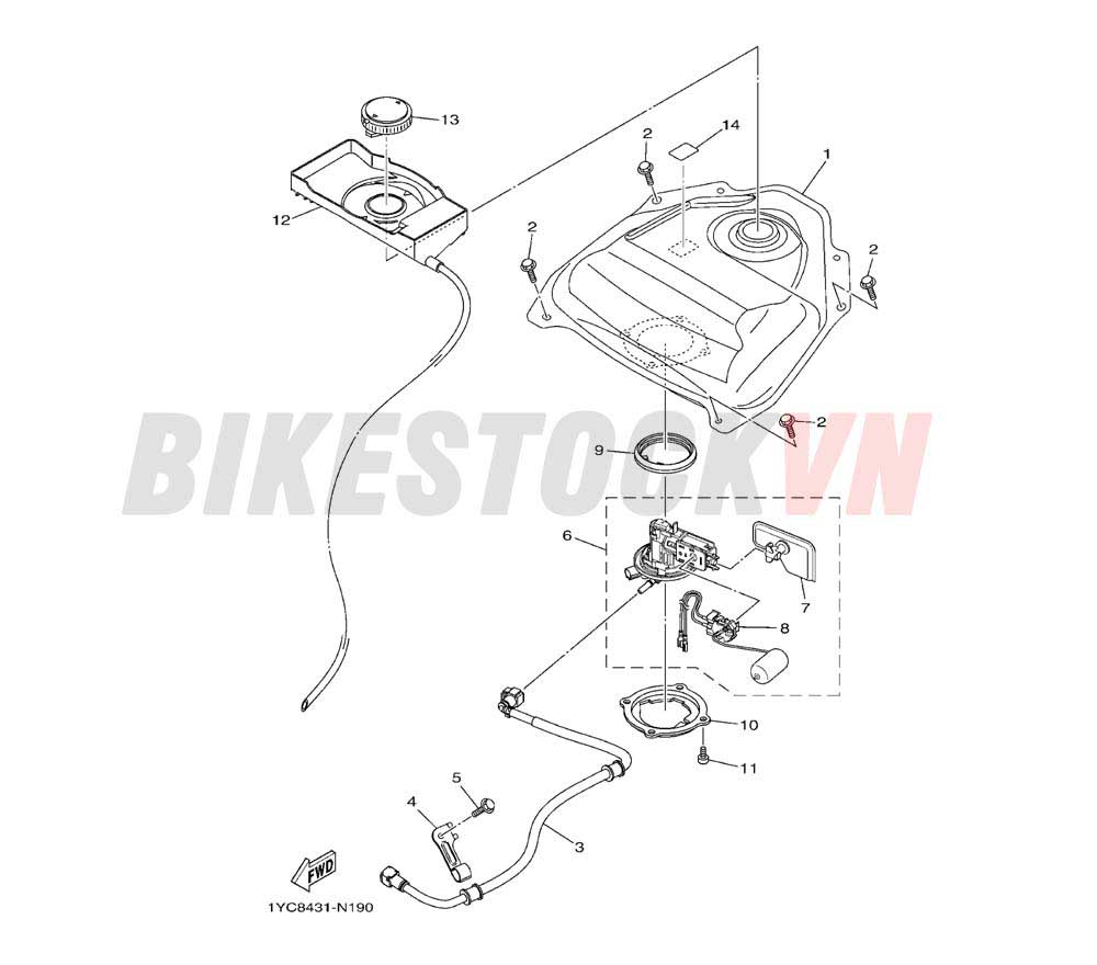 FUEL TANK (1YC5/6/7)