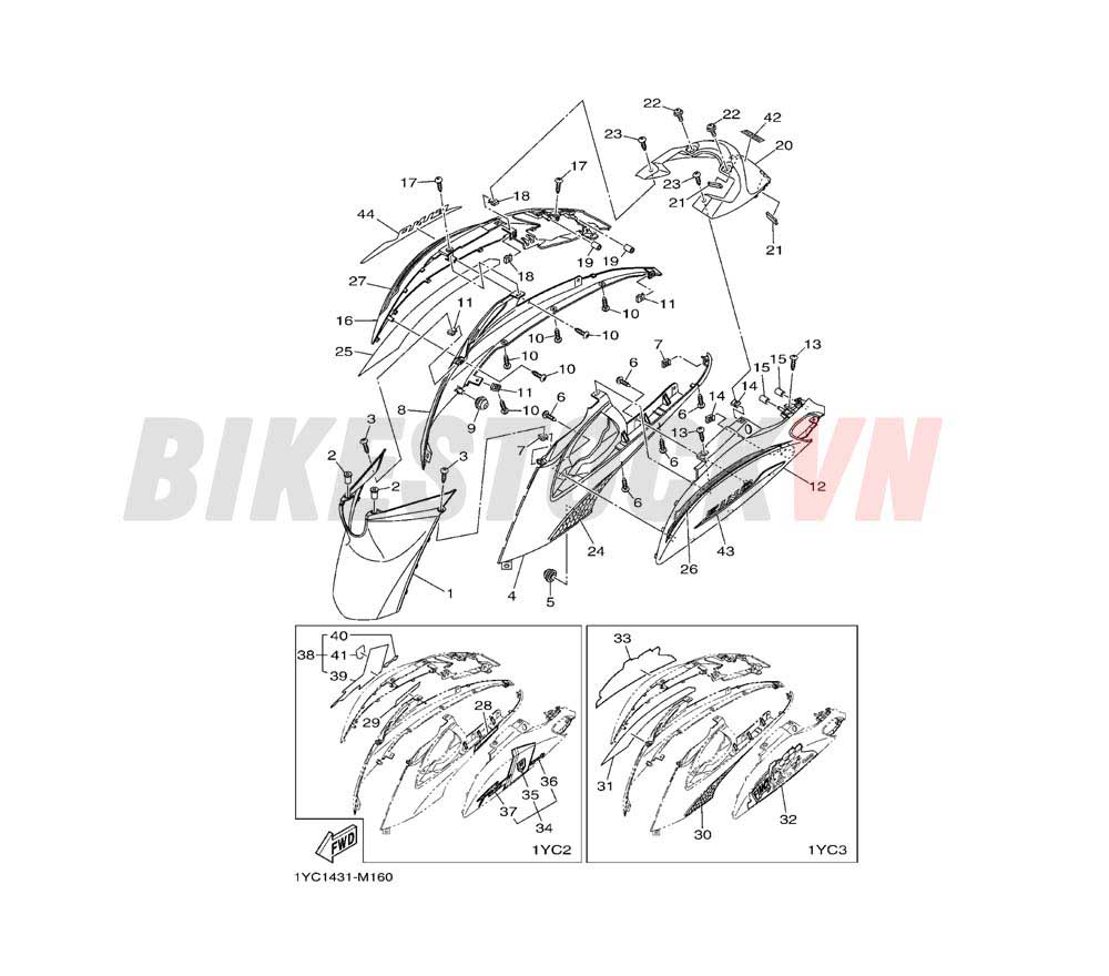 SIDE COVER(1YC1)