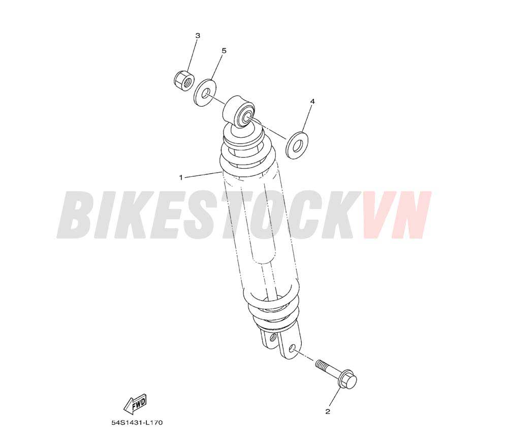 REAR ARM & SUSPENSION (1YC1)