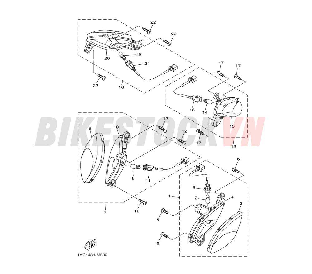 FLASHER LIGHT(1YC9/A)