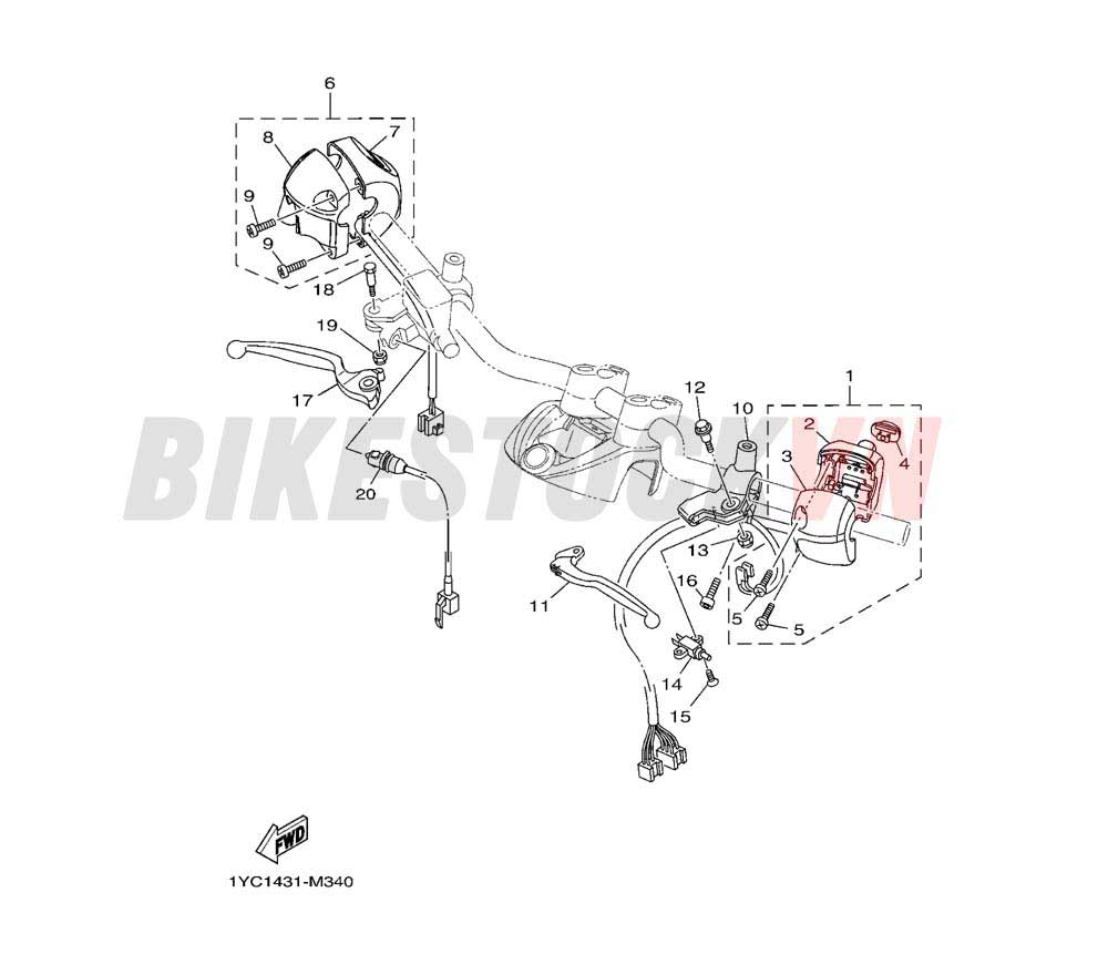 SWITCH & LEVER FOR DISK BRAKE