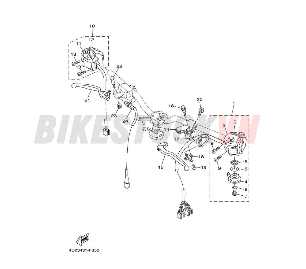 SWITCH & LEVER FOR DISK BRAKE