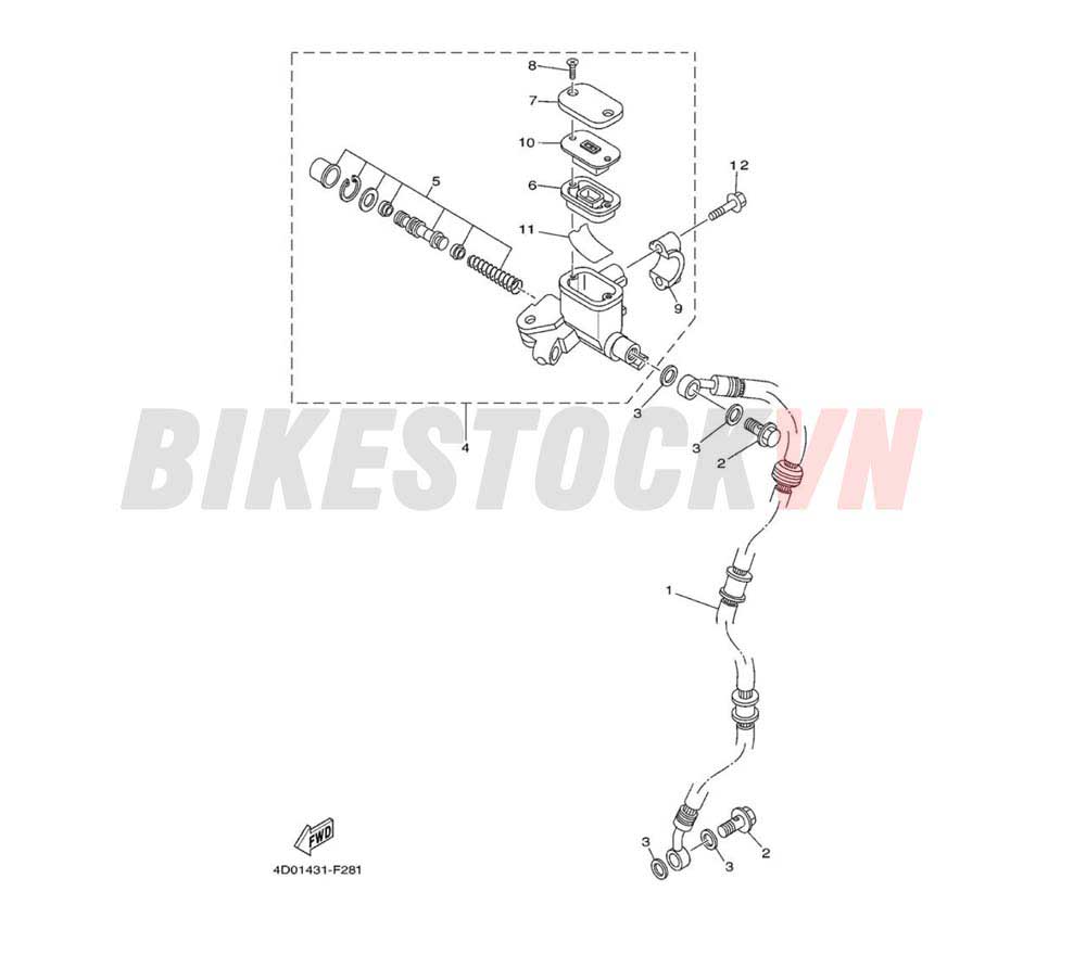 FRONT MASTER CYLINDER (4D06/07)