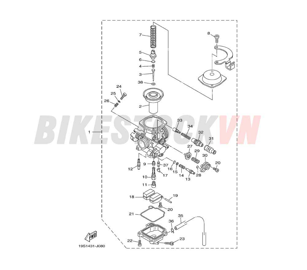 CARBURETOR  (20B1/2/3)