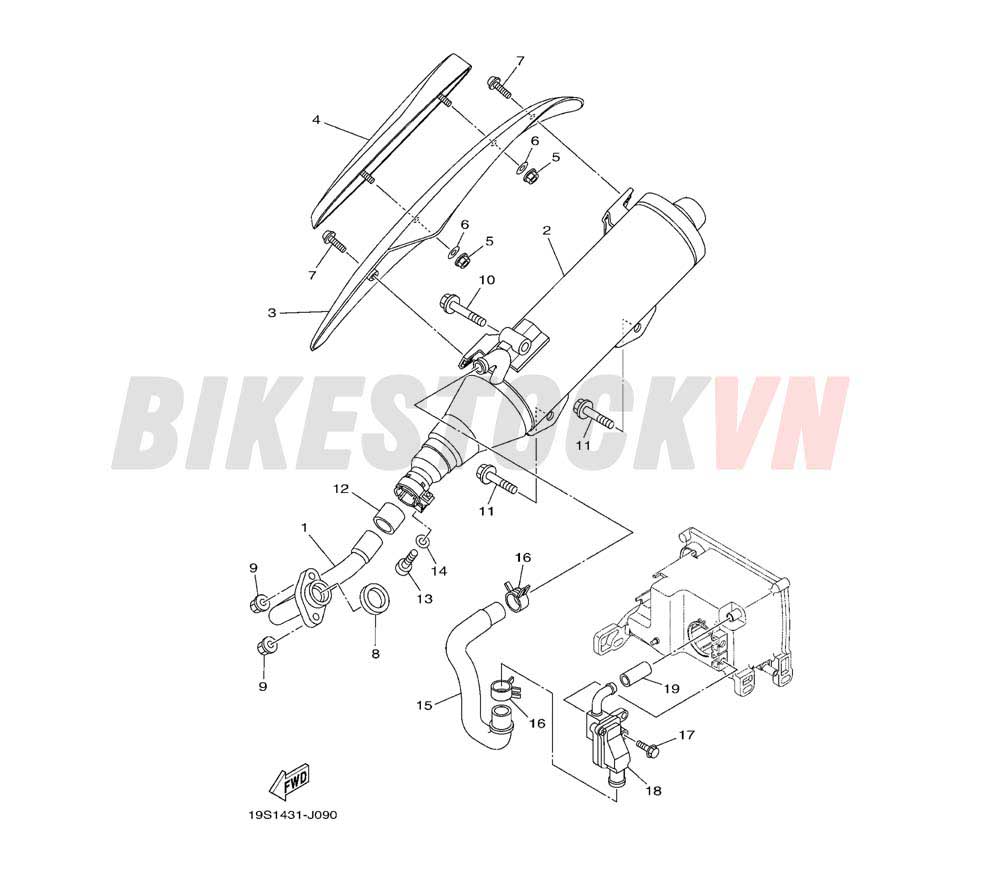 EXHAUST (20B1/2/3)