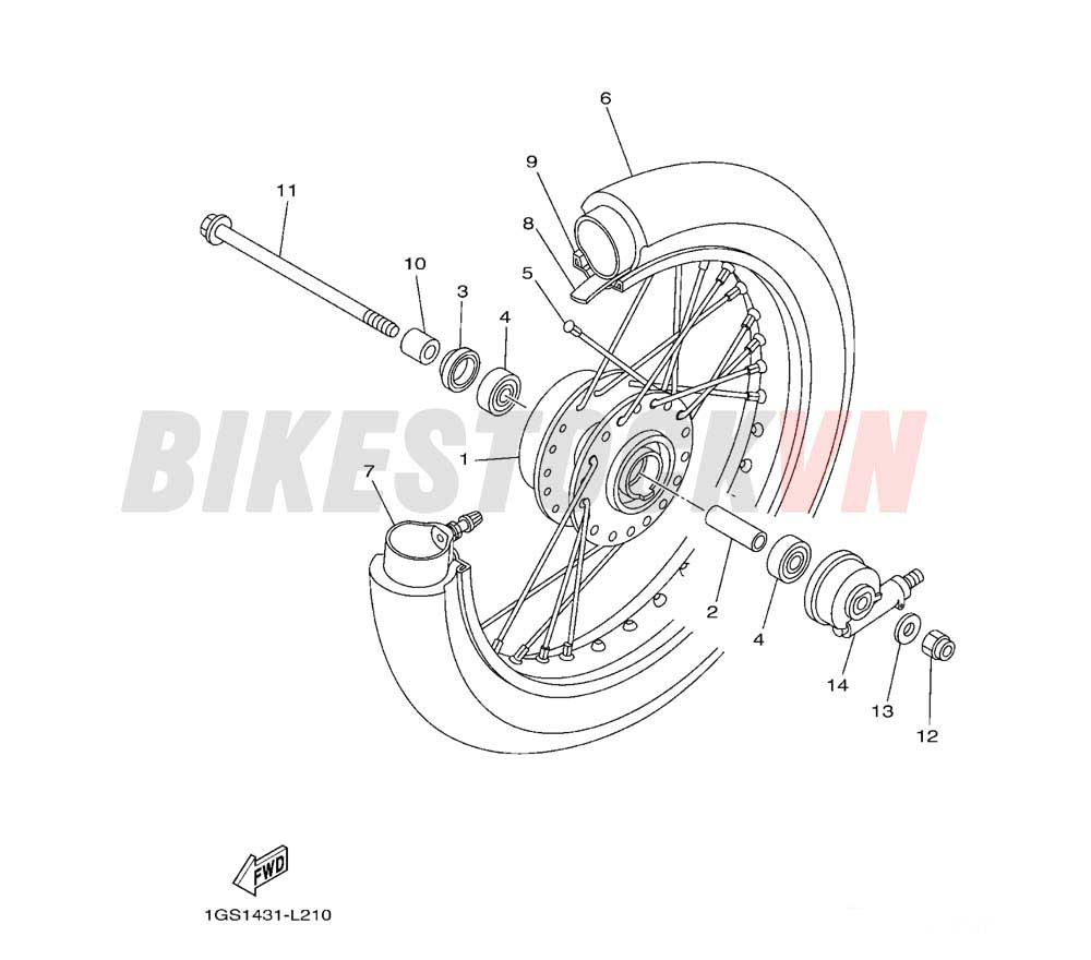 FRONT WHEEL(20BA/BB)