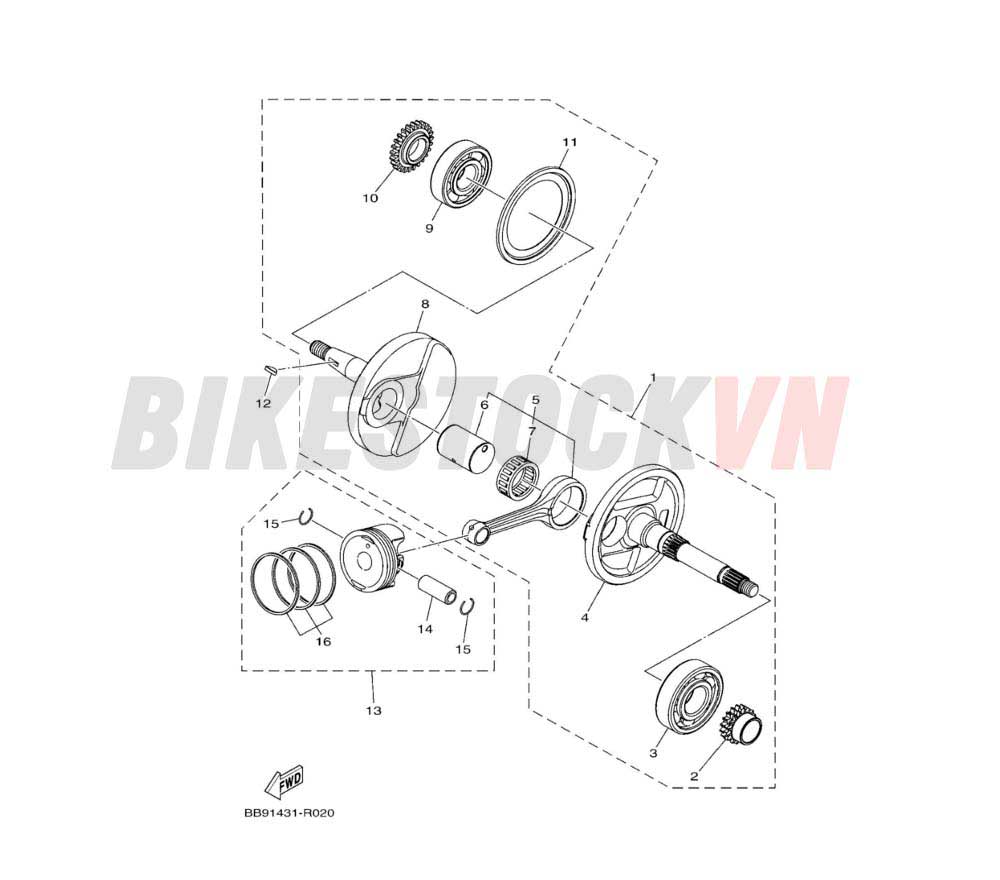 CRANKSHAFT & PISTON