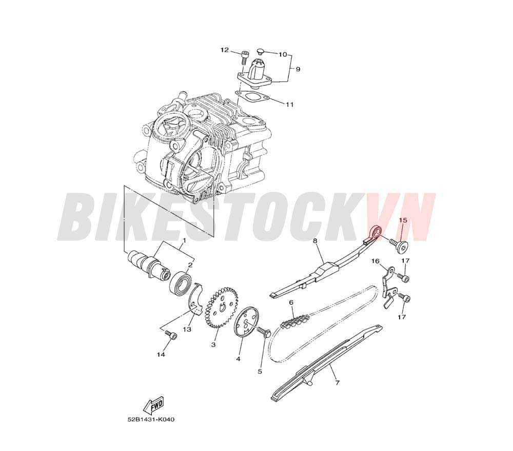 CAMSHAFT & CHAIN(52B4/5)