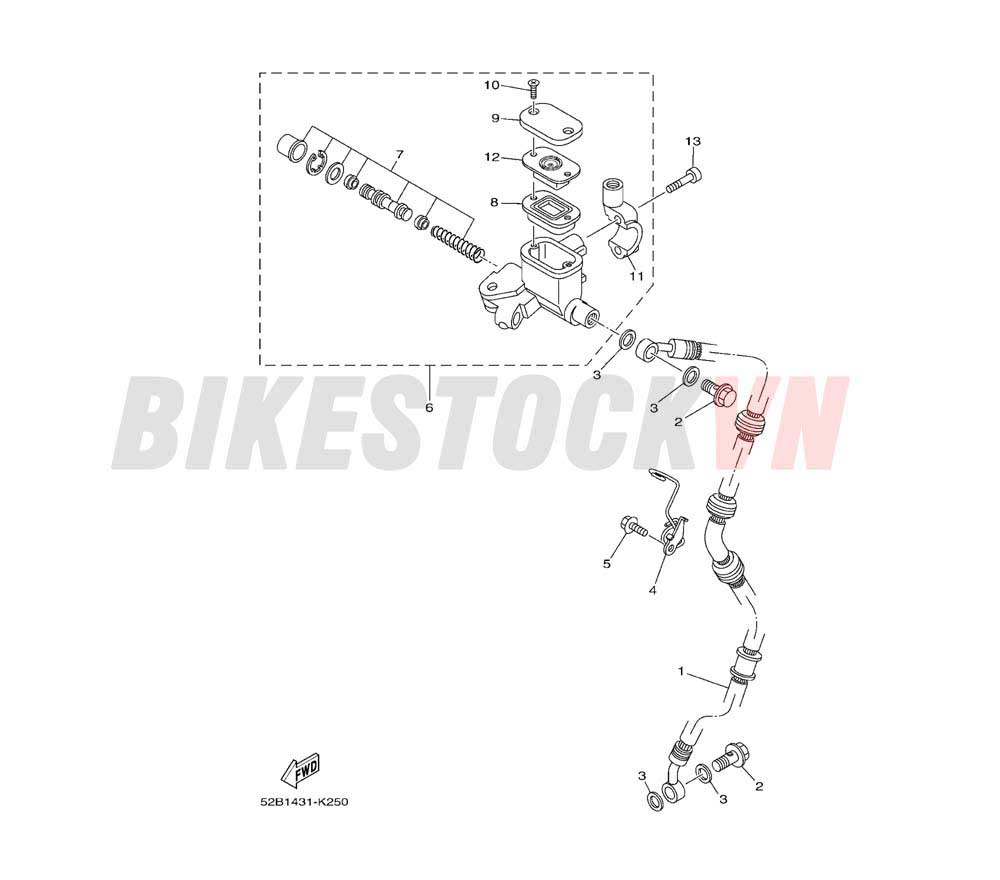 FRONT MASTER CYLINDER(52B4/5)