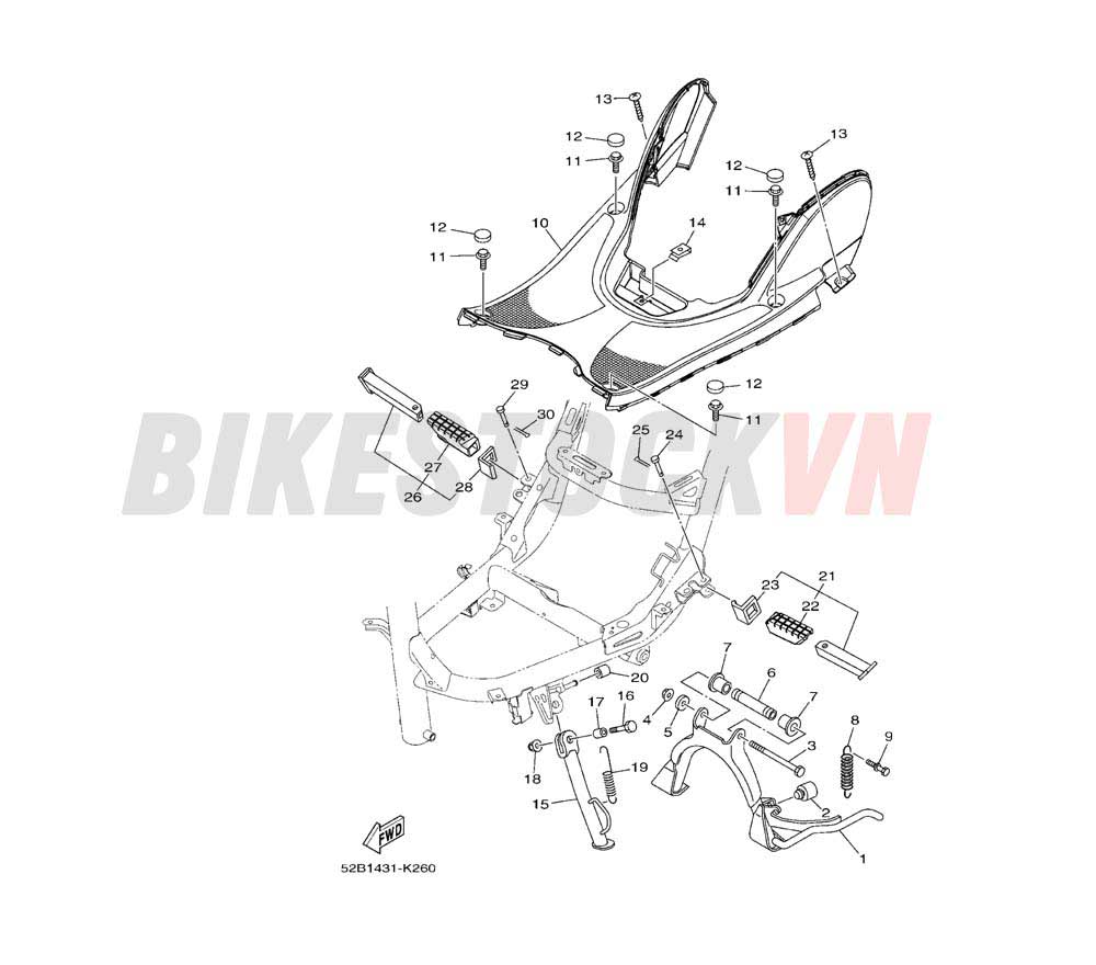 STAND & FOOTREST(52B5)