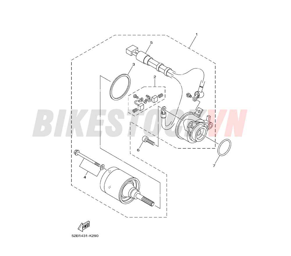 STARTING MOTOR (52B4/5)