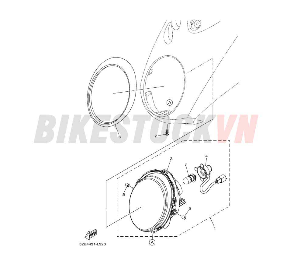 HEADLIGHT (52B4)