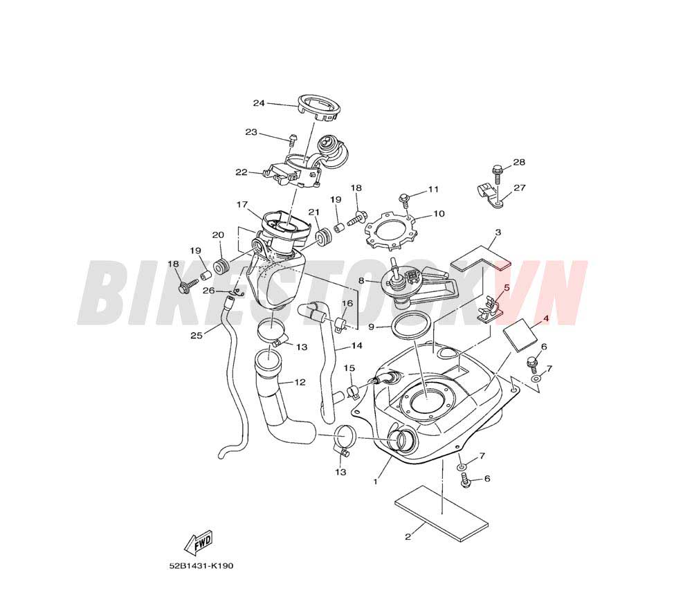 FUEL TANK(52B1/2/3)