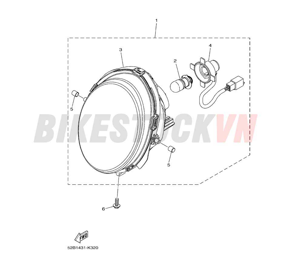 HEADLIGHT (52B1/2/3)