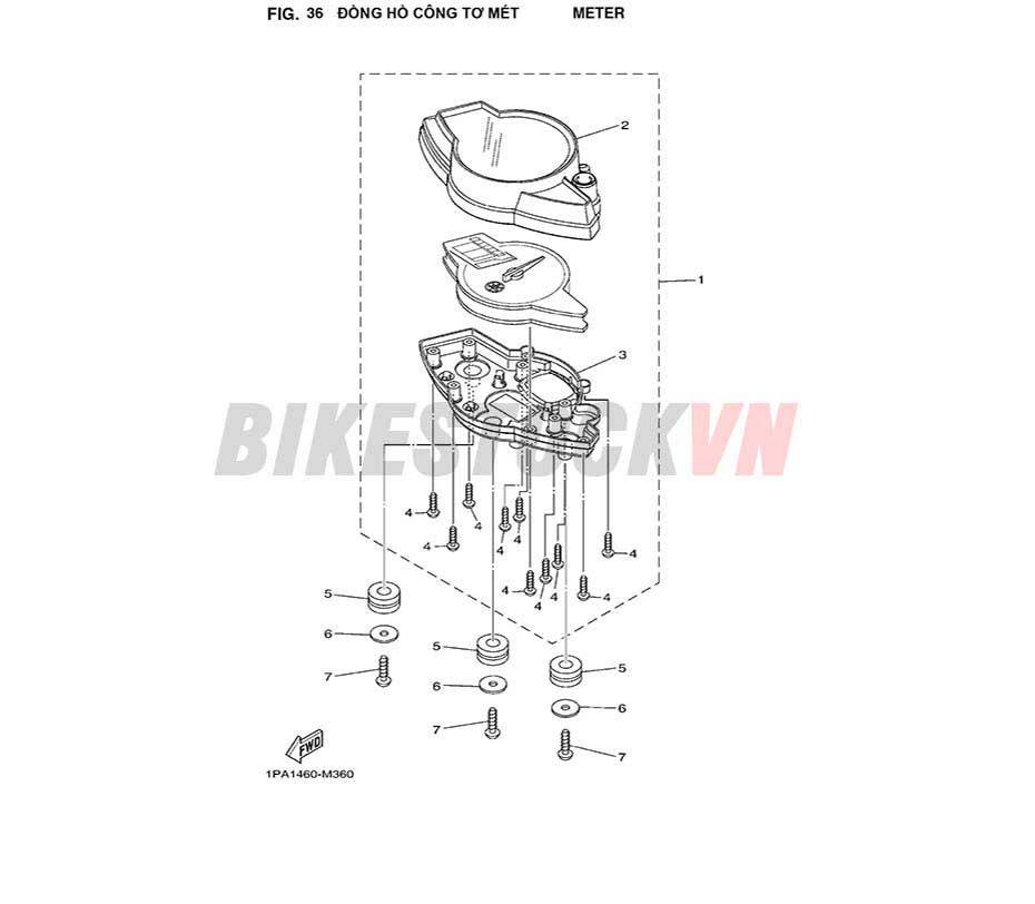 FIG-36_ĐỒNG HỒ CÔNG TƠ MÉT