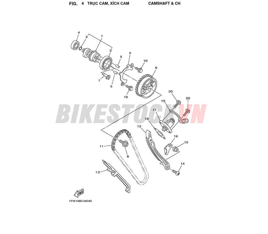 FIG-4_TRỤC CAM, XÍCH CAM