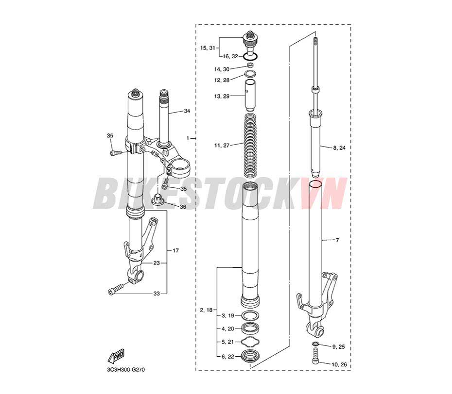 FIG-27_CỤM GIẢM XÓC TRƯỚC