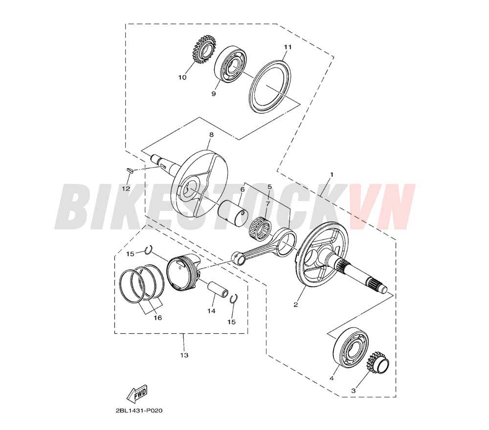 CRANKSHAFT & PISTON