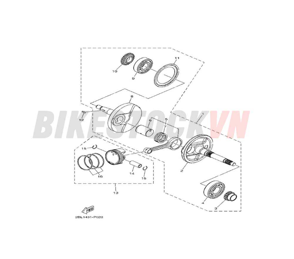 CRANKSHAFT & PISTON