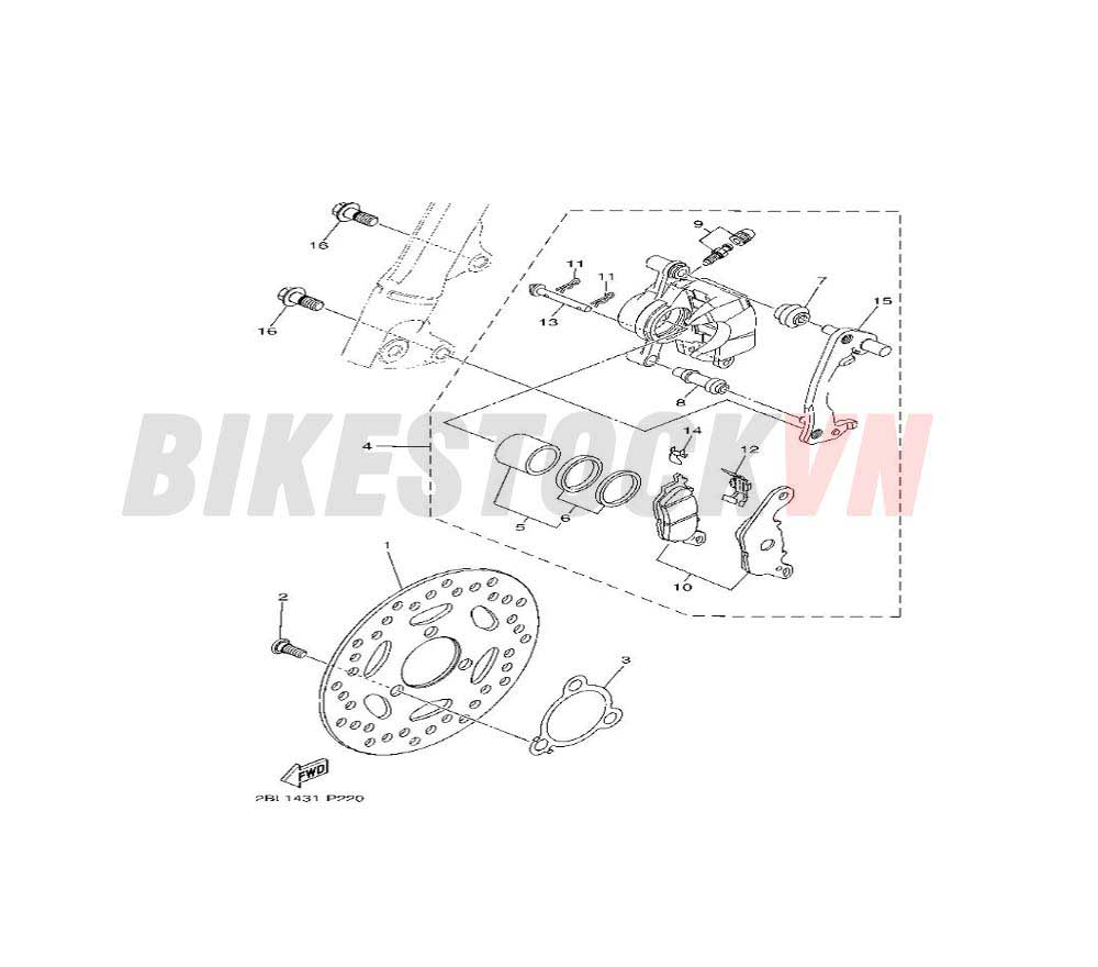 FRONT BRAKE CALIPER