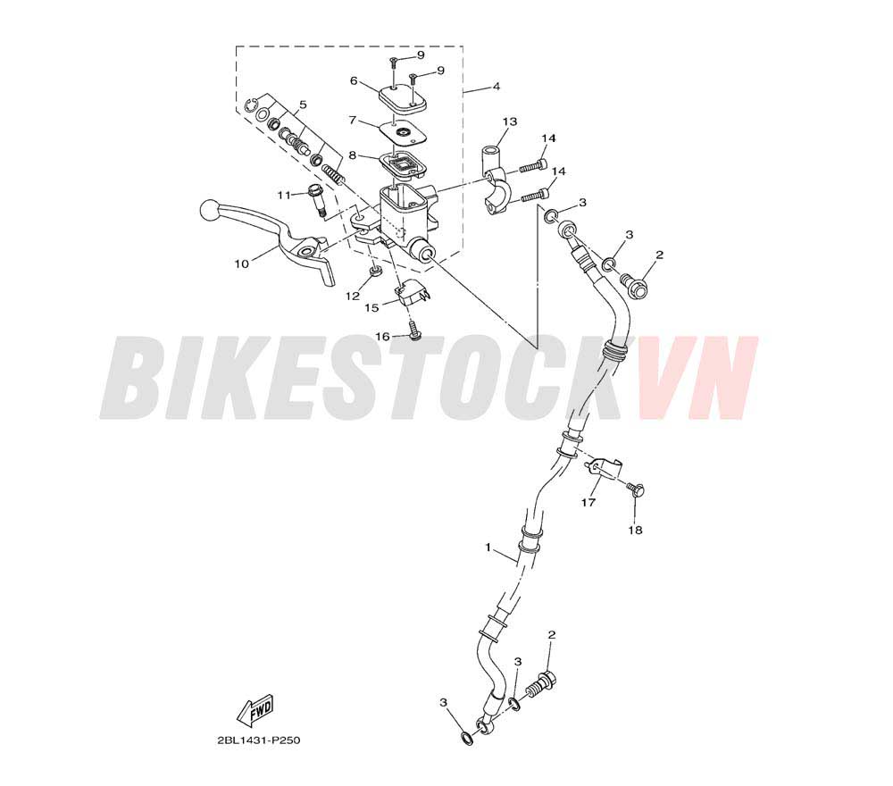 FRONT MASTER CYLINDER(2BL2/3)