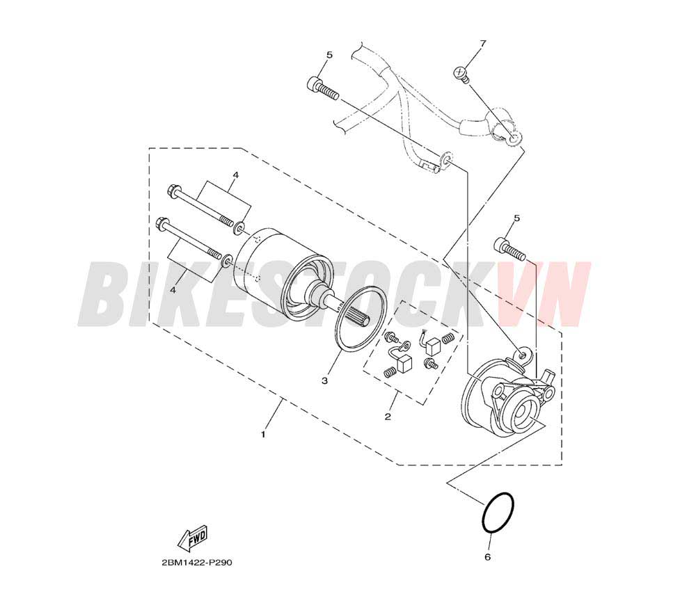 STARTING MOTOR(2BL2/3)