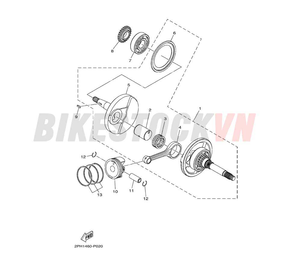 CRANKSHAFT & PISTON