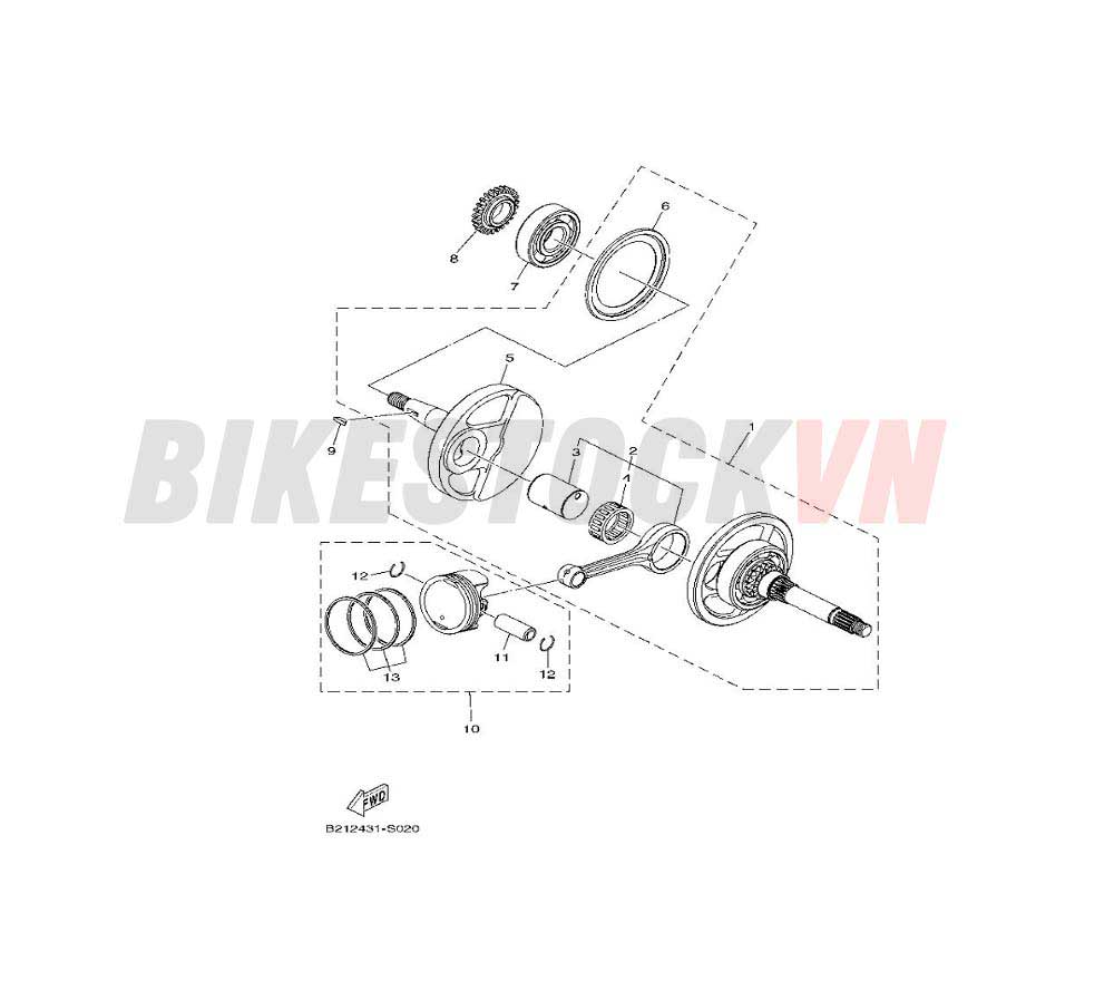 CRANKSHAFT & PISTON