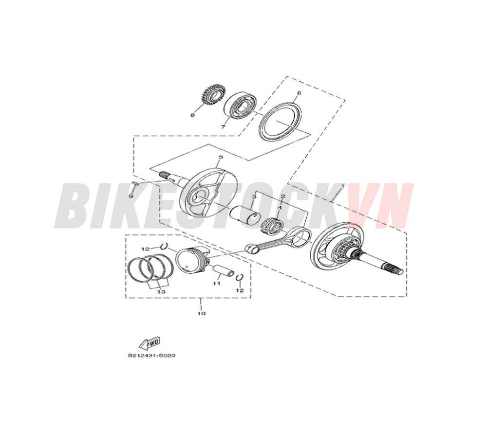 CRANKSHAFT & PISTON