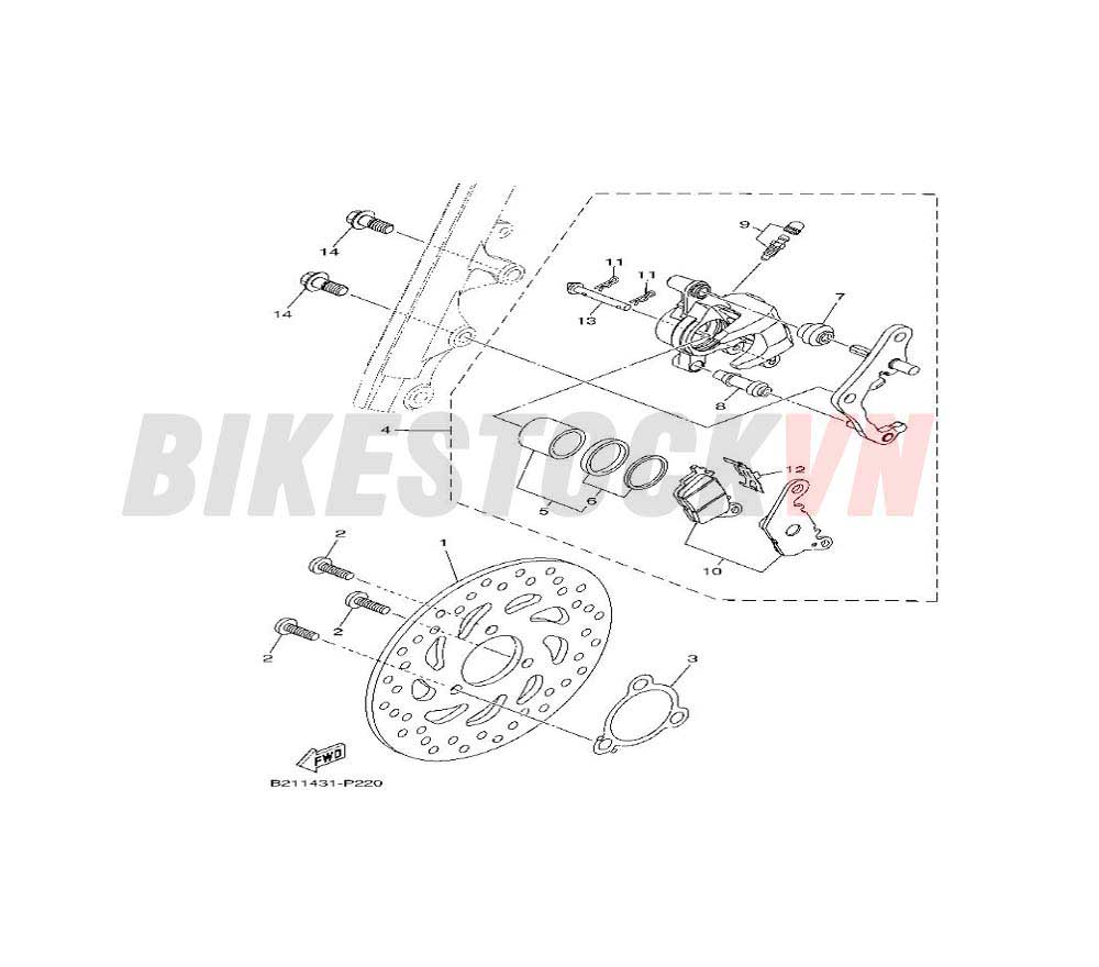 FRONT BRAKE CALIPER