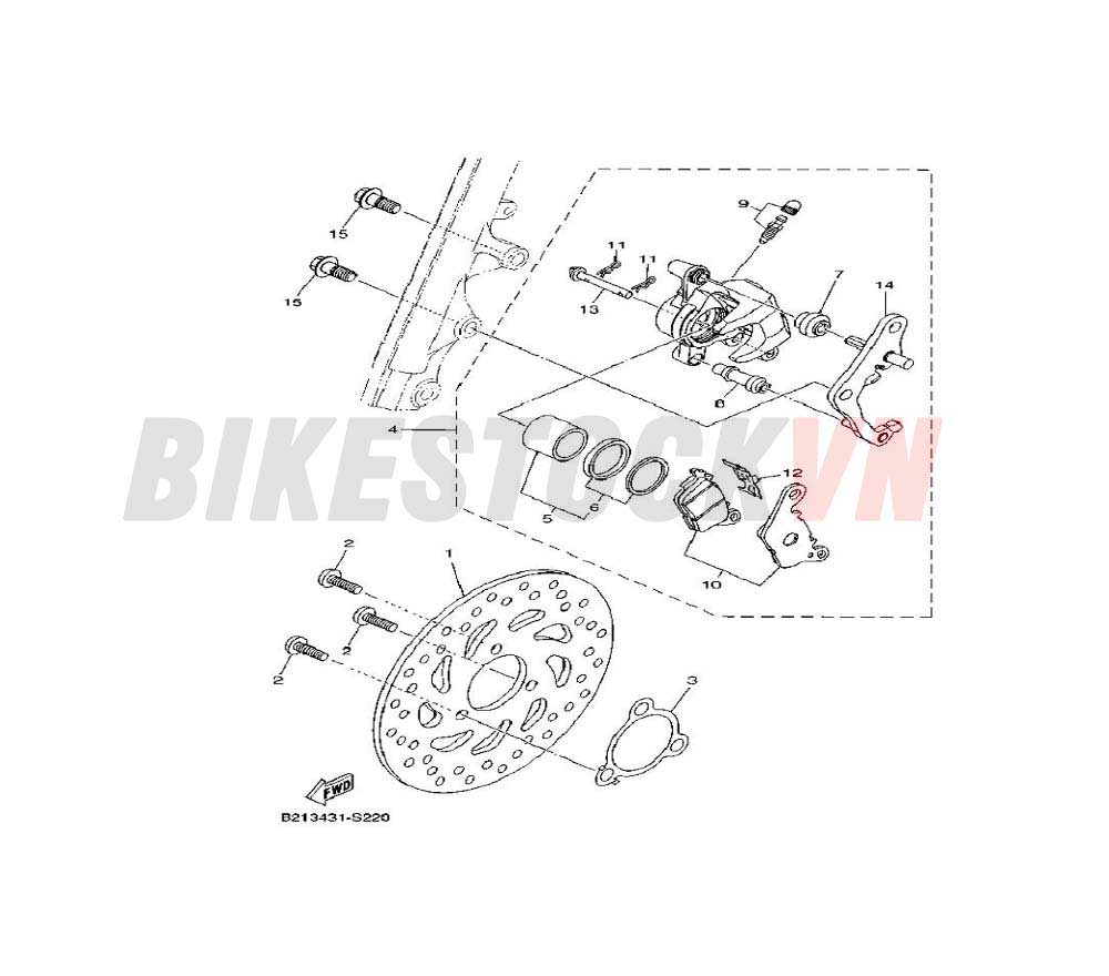 FRONT BRAKE CALIPER