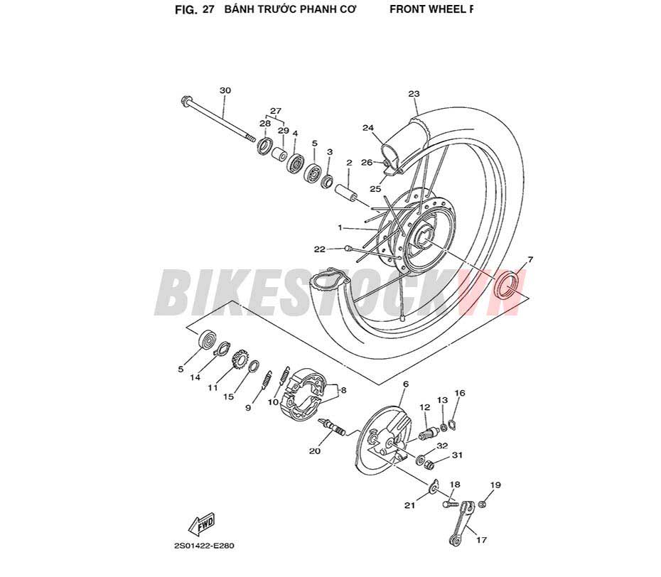 FIG-27_BÁNH TRƯỚC PHANH CƠ