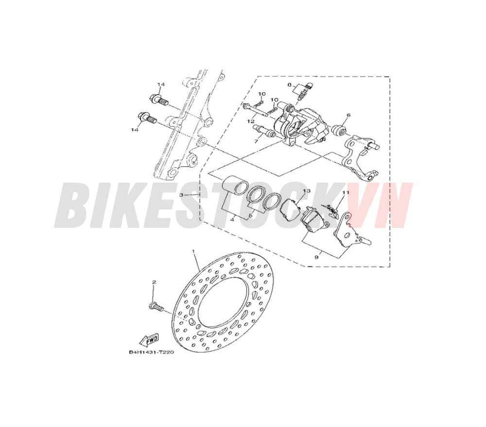 FRONT BRAKE CALIPER