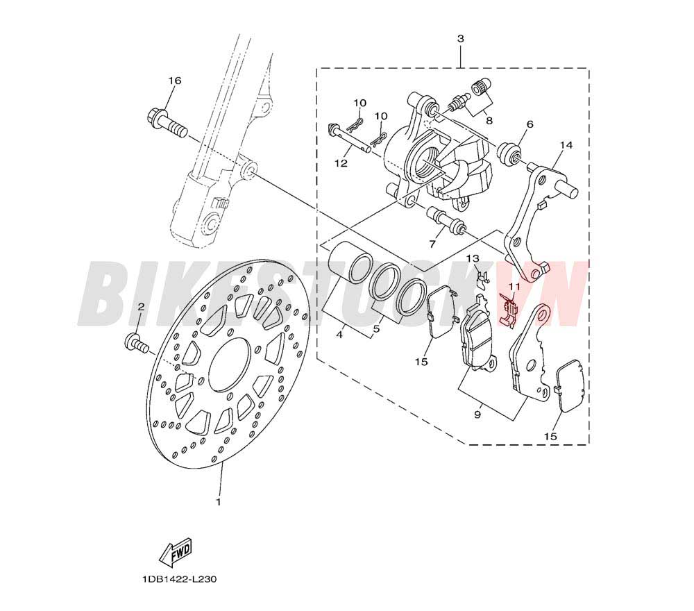 FRONT BRAKE CALIPER