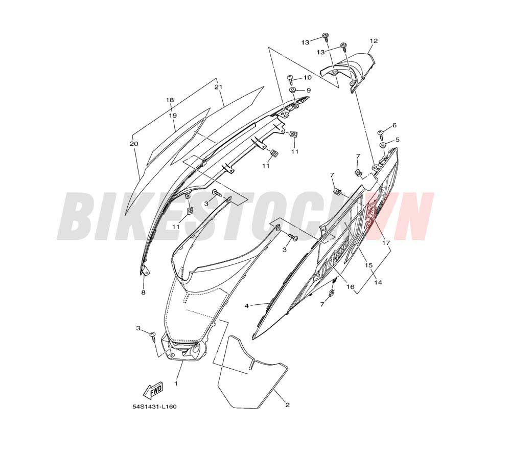 SIDE COVER (54S1)